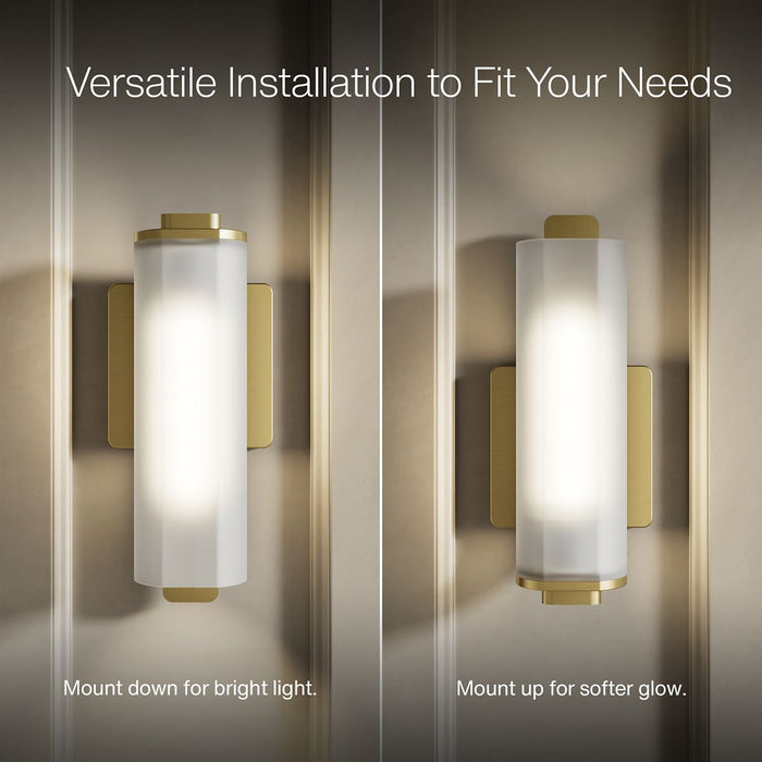 KOHLER K-35113-SC01 Parallel One-light Sconce, Brushed Moderne Brass - Detail image of a product feature