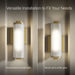 KOHLER K-35113-SC01 Parallel One-light Sconce, Brushed Moderne Brass - Detail image of a product feature