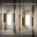 KOHLER K-35113-SC01 Parallel One-light Sconce, Brushed Nickel - Detail image of a product feature