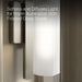 KOHLER K-35113-SC01 Parallel One-light Sconce, Brushed Nickel - Shows close up detail of product in use in room