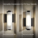 KOHLER K-35113-SC01 Parallel One-light Sconce, Matte Black - Detail image of a product feature
