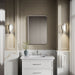 KOHLER K-35113-SC01 Parallel One-light Sconce, Polished Chrome - Products in use in close room view