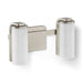 KOHLER K-35114-SC02 Parallel Two-light Sconce, Brushed Nickel - 3/4 view of product