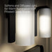 KOHLER K-35114-SC02 Parallel Two-light Sconce, Matte Black - Shows close up detail of product in use in room