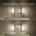 KOHLER K-35114-SC02 Parallel Two-light Sconce, Polished Chrome - Detail image of a product feature
