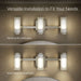KOHLER K-35115-SC03 Parallel Three-light Sconce, Brushed Nickel - Detail image of a product feature