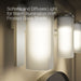 KOHLER K-35115-SC03 Parallel Three-light Sconce, Brushed Nickel - Shows close up detail of product in use in room