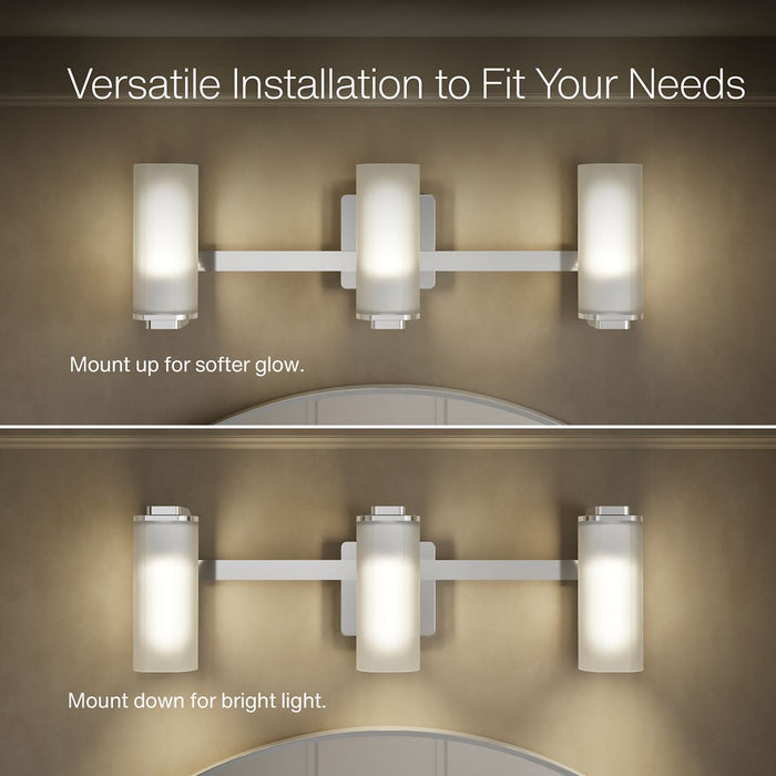 KOHLER K-35115-SC03 Parallel Three-light Sconce, Polished Chrome - Detail image of a product feature