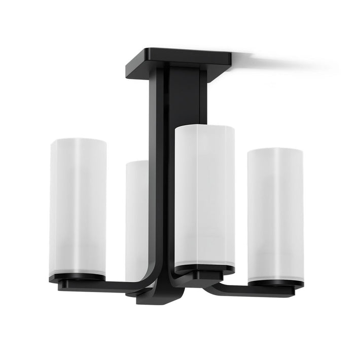 KOHLER K-35116-FM04 Parallel 13-5/16" Flush-mount, Matte Black - 3/4 view of product