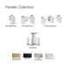 KOHLER K-35116-FM04 Parallel 13-5/16" Flush-mount, Matte Black - Detail image of a product feature
