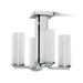 KOHLER K-35116-FM04 Parallel 13-5/16" Flush-mount, Polished Chrome - 3/4 view of product