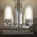 KOHLER K-35116-FM04 Parallel 13-5/16" Flush-mount, Polished Chrome - close-up view of product detail
