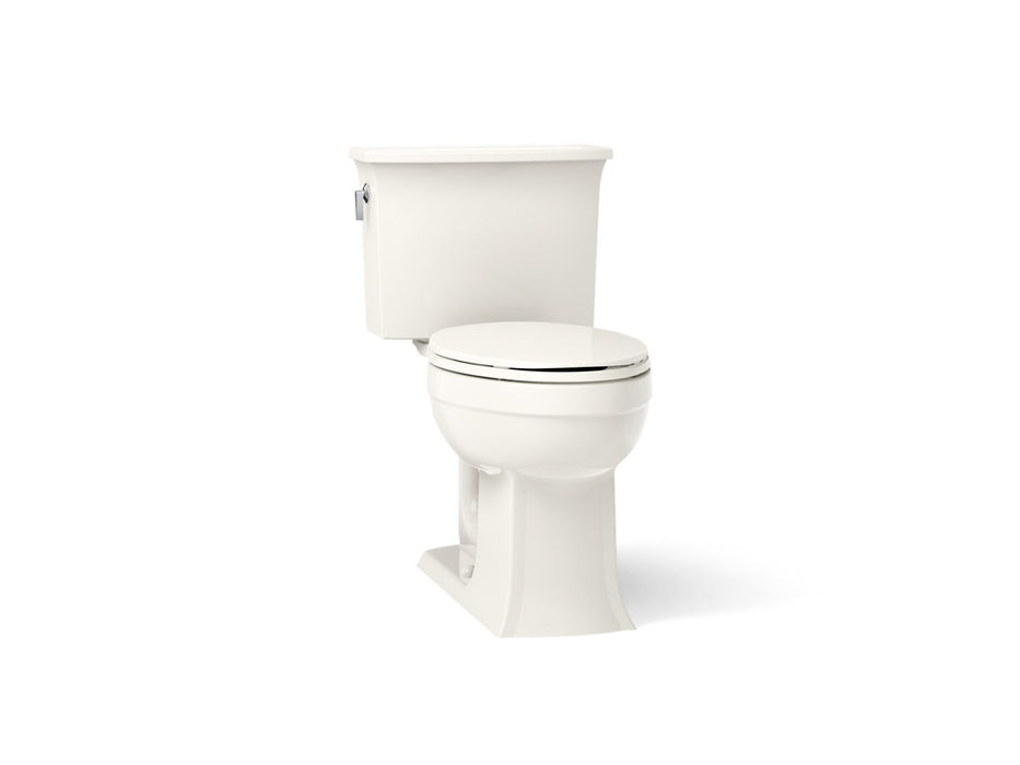 KOHLER K-3551 Archer Two-piece elongated toilet, 1.28 gpf, biscuit