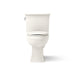 KOHLER K-3551 Archer Two-piece Elongated Toilet, 1.28 GPF, Biscuit - front view of product