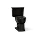 KOHLER K-3551 Archer Two-piece elongated toilet, 1.28 gpf, black black
