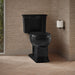 KOHLER K-3551 Archer Two-piece Elongated Toilet, 1.28 GPF, Black Black - image focused on single product story