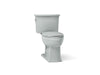 KOHLER K-3551 Archer Two-piece Elongated Toilet, 1.28 GPF, Ice Grey - 3/4 view of product