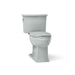 KOHLER K-3551 Archer Two-piece Elongated Toilet, 1.28 GPF, Ice Grey - 3/4 view of product