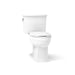 KOHLER K-3551 Archer Two-piece Elongated Toilet, 1.28 GPF, White - 3/4 view of product