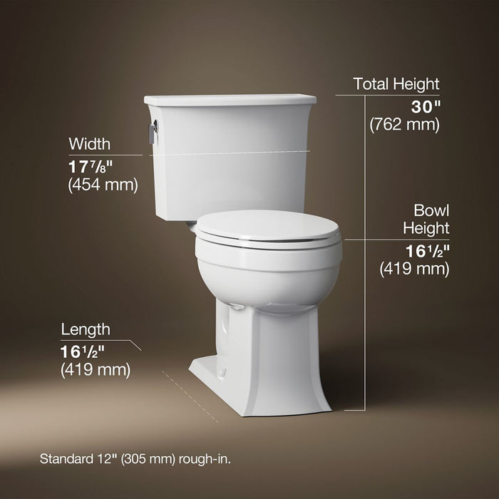 3/4 view of product with dimensions