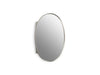 KOHLER K-35571 Verdera 24" x 34" oval framed medicine cabinet, brushed nickel