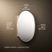 3/4 view of product with dimensions