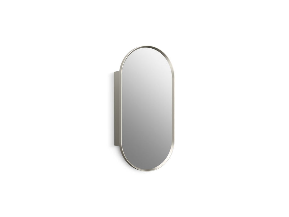 KOHLER K-35573 Verdera 15" x 30" capsule framed medicine cabinet, brushed nickel