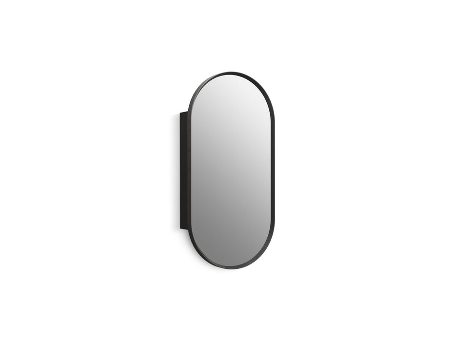 KOHLER K-35573 Verdera 15" x 30" capsule framed medicine cabinet, matte black