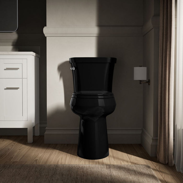 KOHLER K-35643 Highline Tall round-front toilet bowl, black black - view 4