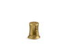 KOHLER K-35714 Air gap cover with collar, vibrant brushed moderne brass