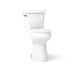 KOHLER K-35717 Highline Tall Two-piece Round-front Toilet, 1.6 GPF, White - 3/4 view of product
