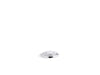 KOHLER K-35725 Garbage disposal air switch button, polished chrome