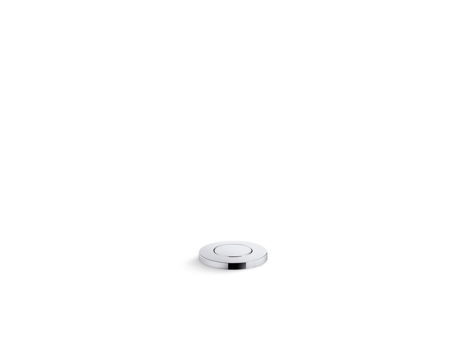 KOHLER K-35726 Garbage disposal air switch button, polished chrome