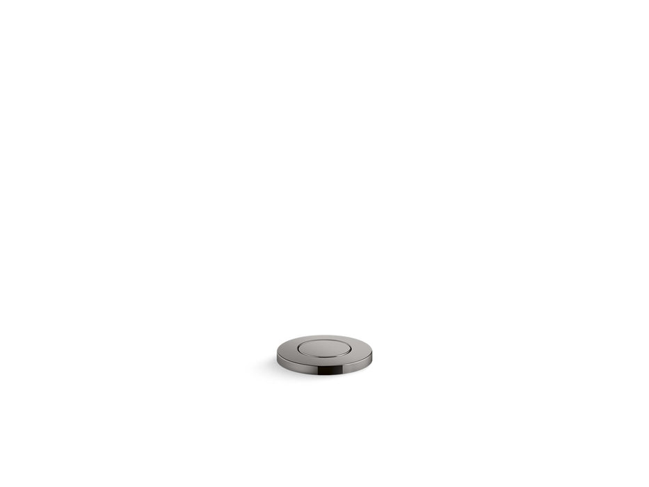 KOHLER K-35726 Garbage disposal air switch button, titanium