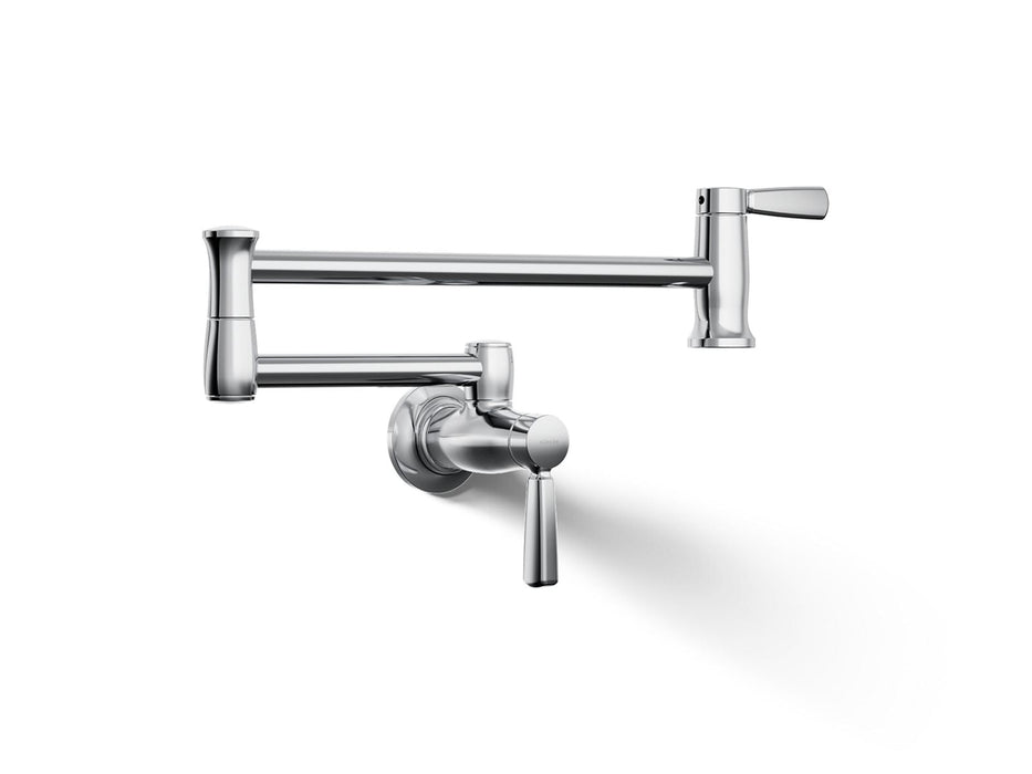 KOHLER K-35744 Wall-mount pot filler, polished chrome