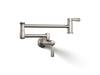 KOHLER K-35744 Wall-mount pot filler, vibrant stainless