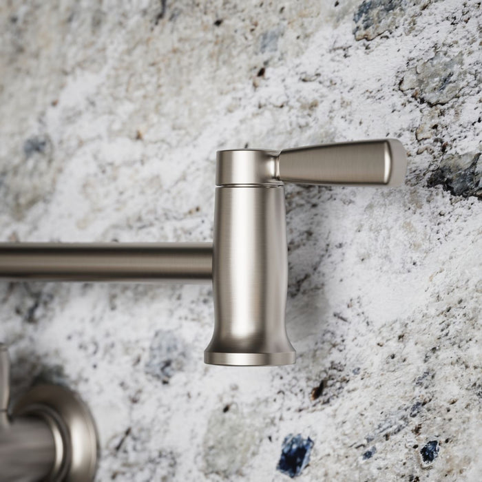 KOHLER K-35744 Wall-mount pot filler, vibrant stainless - view 5