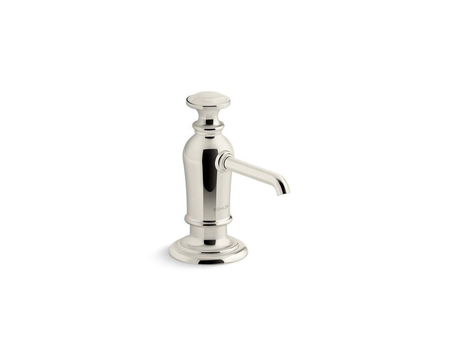 KOHLER K-35759 Artifacts Soap/lotion dispenser, vibrant polished nickel