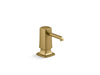 KOHLER K-35760 Graze Soap/lotion dispenser, vibrant brushed moderne brass