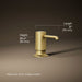 3/4 view of product with dimensions