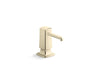 KOHLER K-35760 Graze Soap/lotion dispenser, vibrant french gold