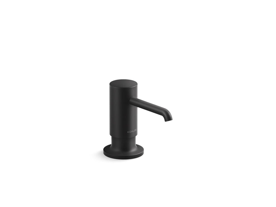 KOHLER K-35761 Purist Soap/lotion dispenser, matte black