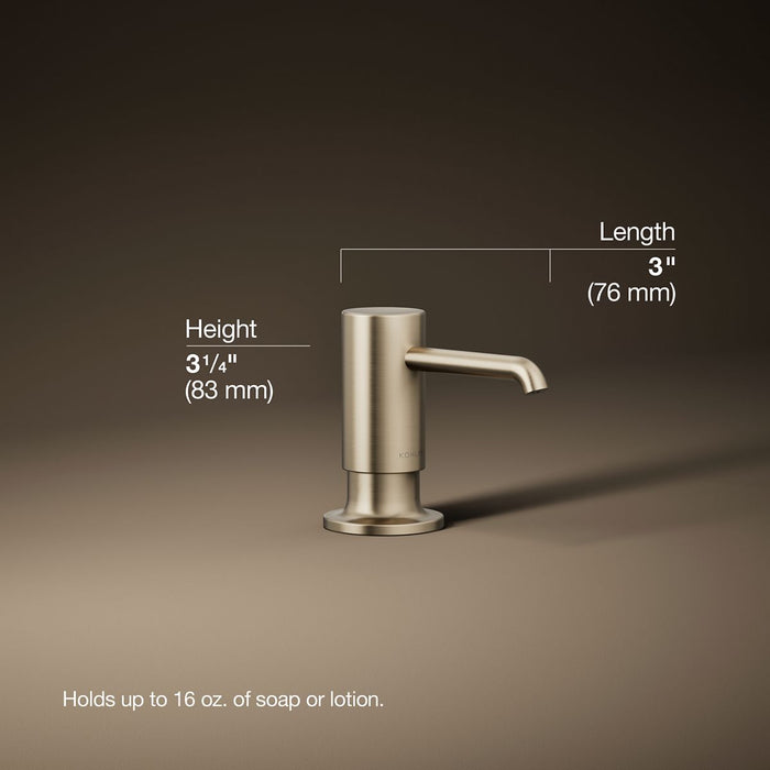 3/4 view of product with dimensions
