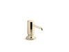 KOHLER K-35761 Purist Soap/lotion dispenser, vibrant french gold