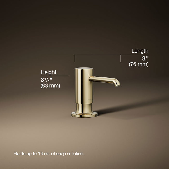 3/4 view of product with dimensions