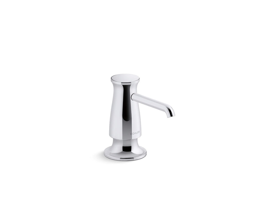 KOHLER K-35762 Soap/lotion dispenser, polished chrome