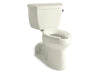 KOHLER K-3578-RA Barrington Two-piece elongated toilet, 1.0 gpf, biscuit