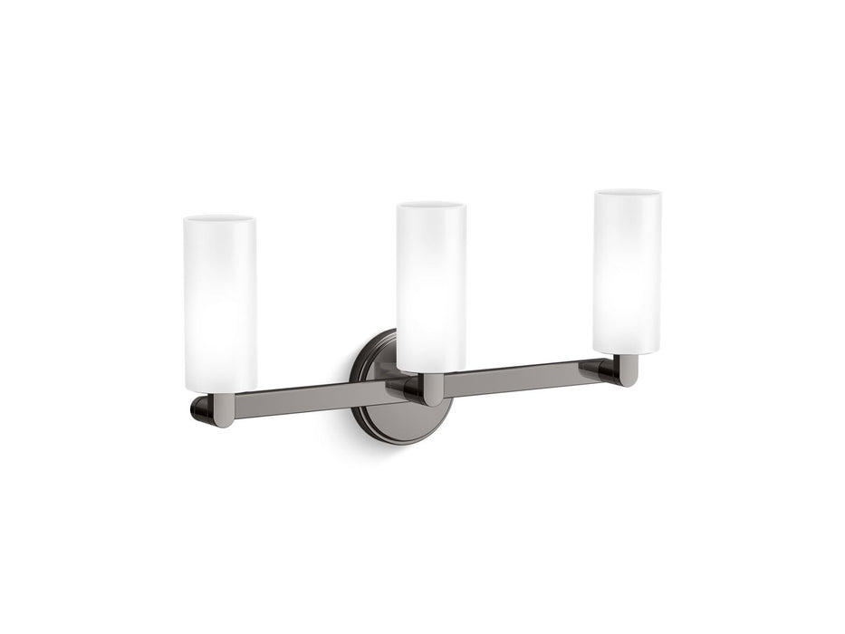 KOHLER K-35874-SC03 Crue Three-light sconce, titanium - view 2