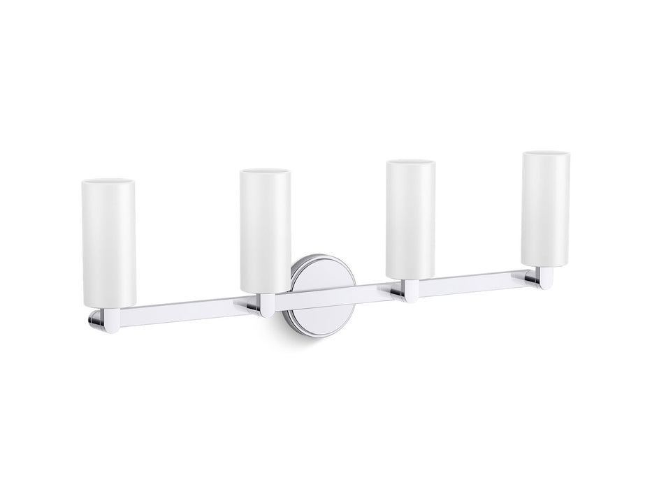 KOHLER K-35875-SC04 Crue Four-light sconce, polished chrome