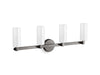 KOHLER K-35875-SC04 Crue Four-light sconce, titanium
